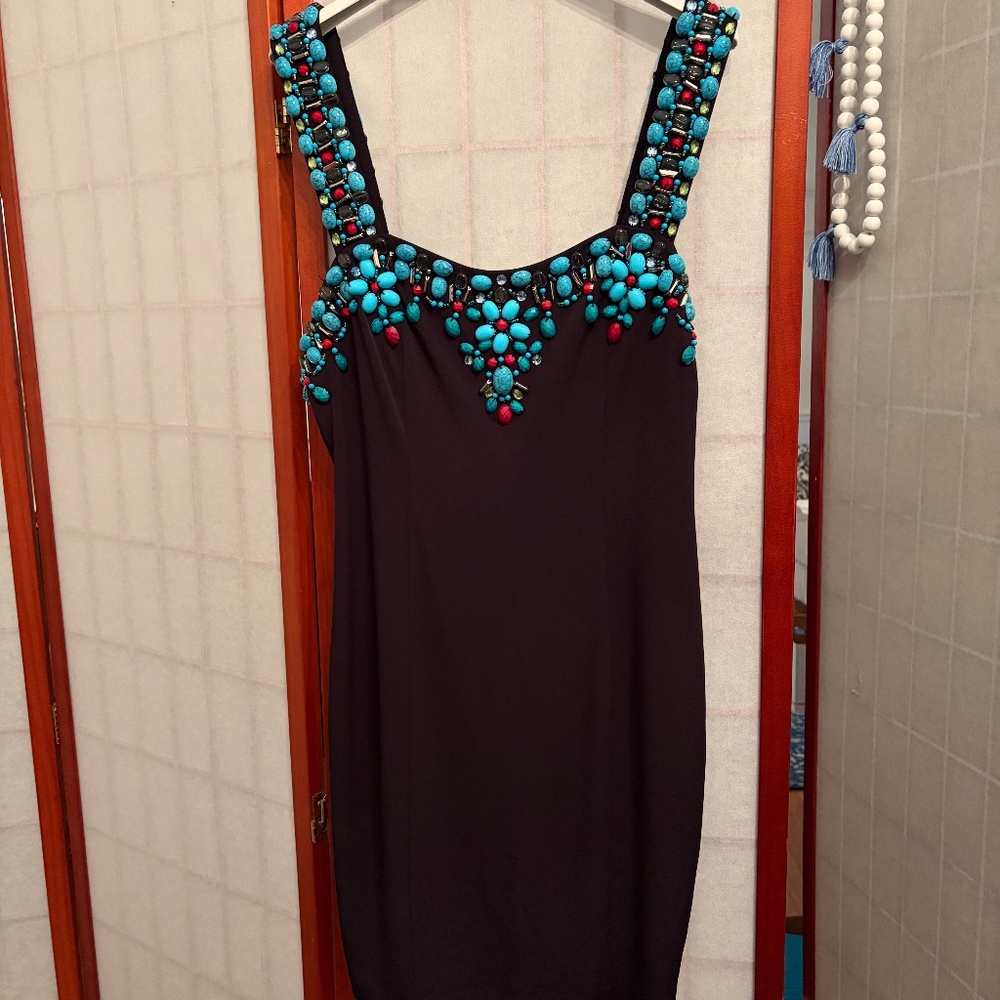 Beaded little black dress